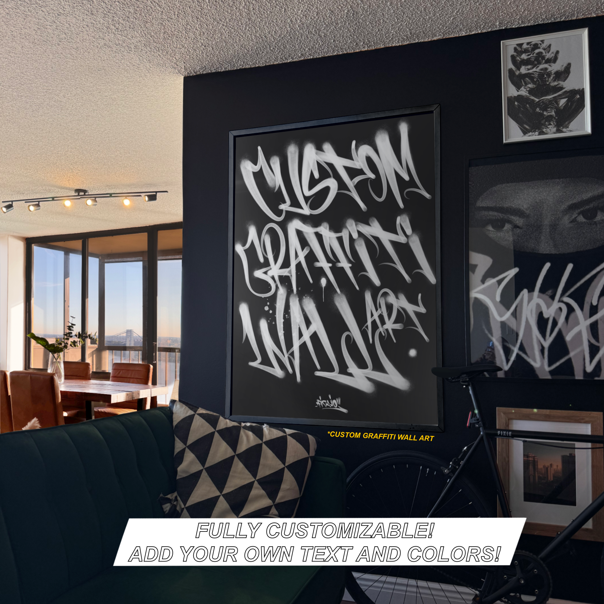 Custom Graffiti Wall Art