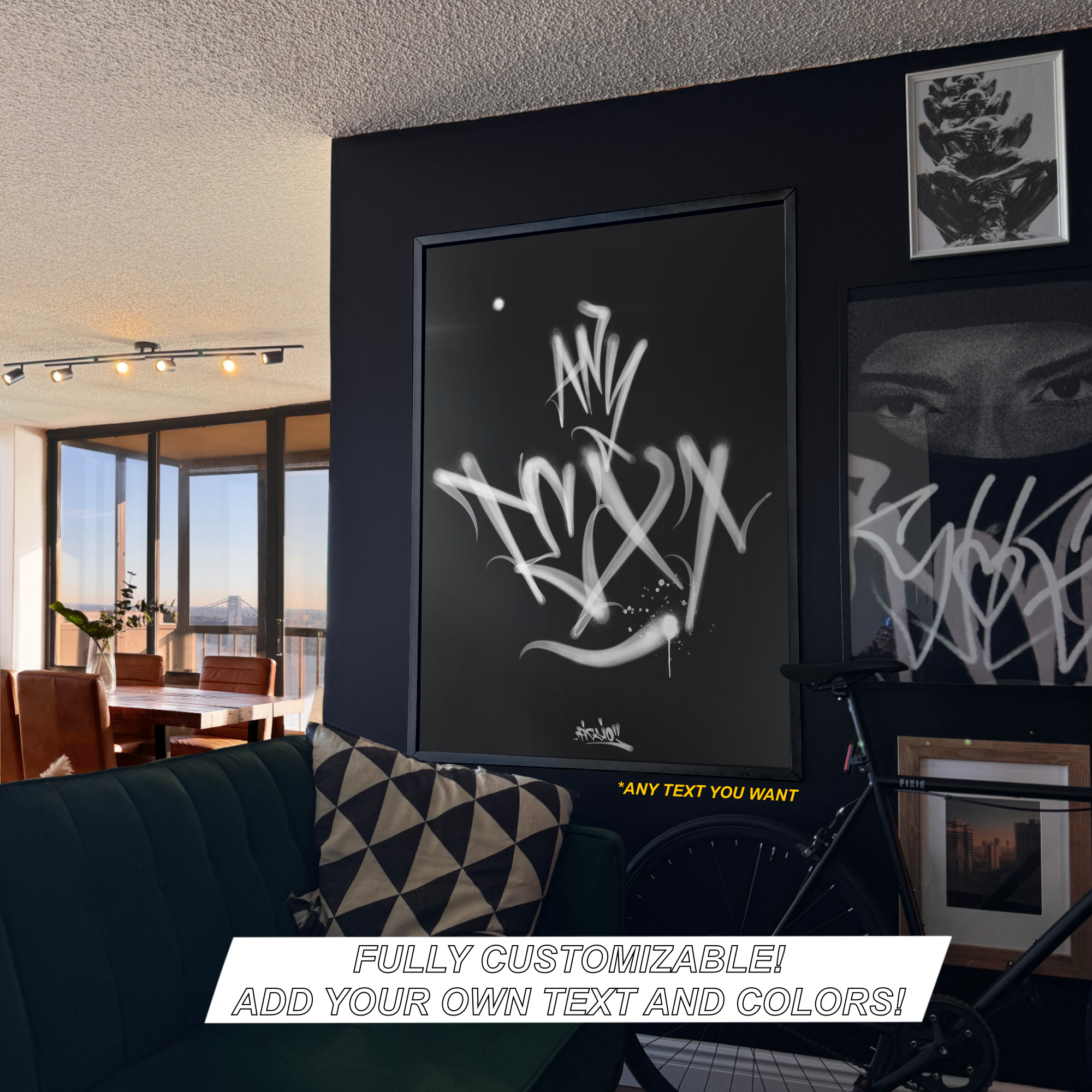 Custom Graffiti Wall Art